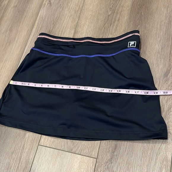Fila Black Tennis Skort with Pink and Purple Accents Size Small - Picture 8 of 16